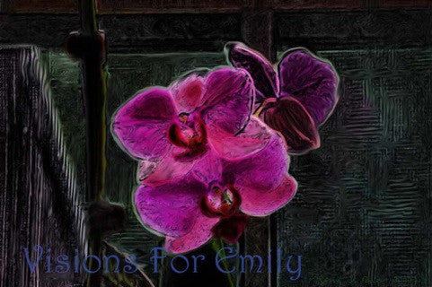 Purple Orchids in Pastels